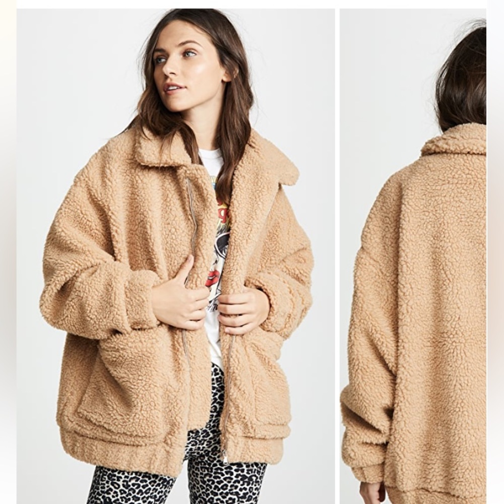 I.AM.GIA teddy bear jacket size xs